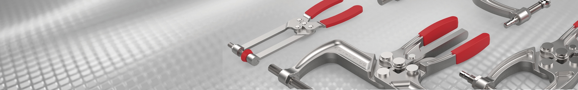 Squeeze Action Manual Clamps